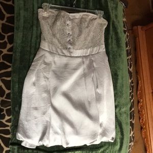 Short strapless dress